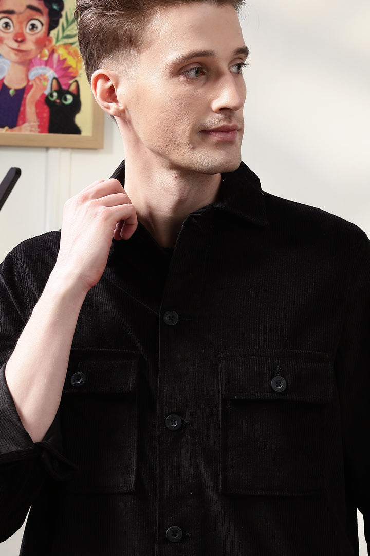 Corduroy:  Black Jacket