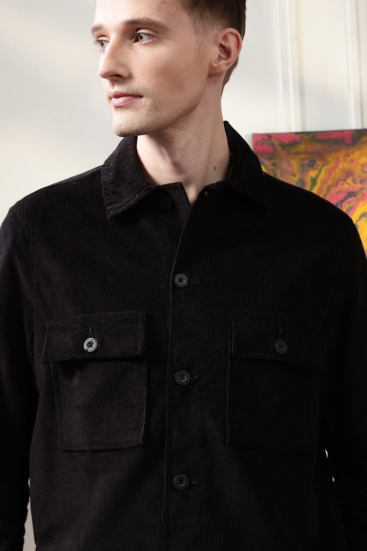 Corduroy:  Black Jacket