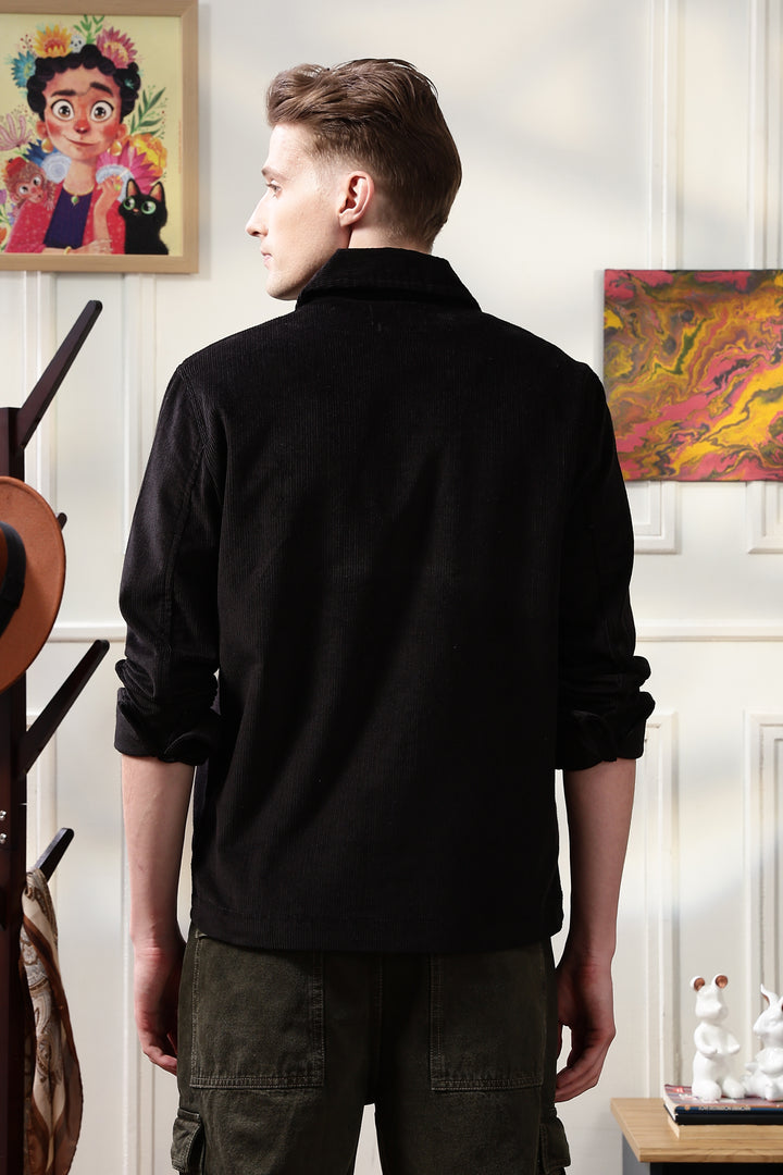 Corduroy:  Black Jacket