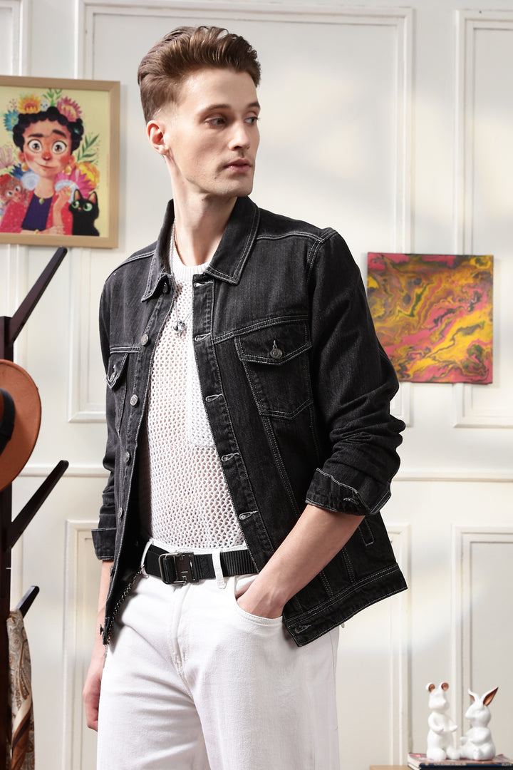 Black Denim Jacket