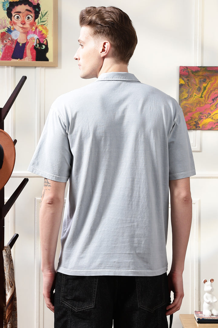 Wander: Over-dyed Blue Polo