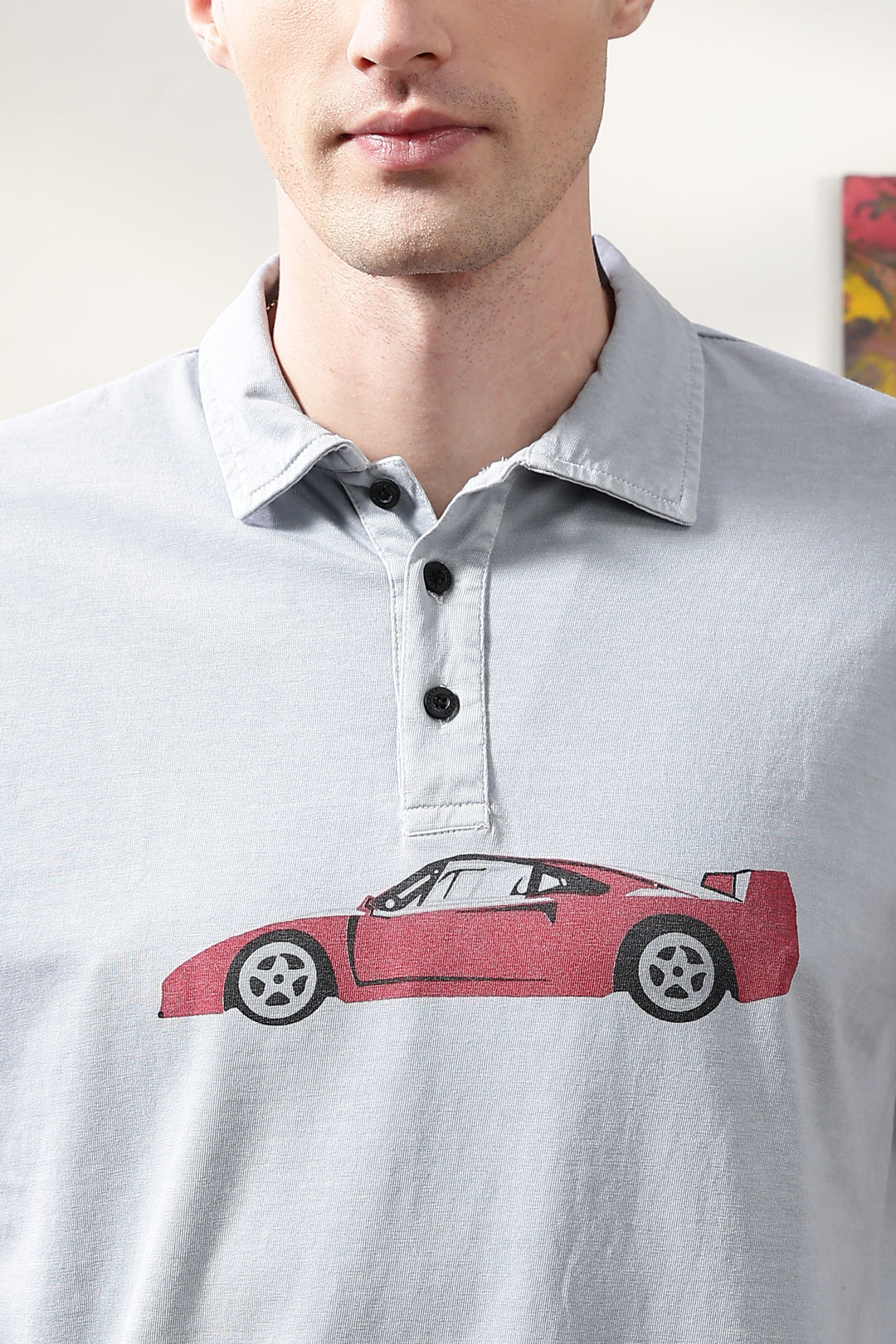 Wander: Over-dyed Blue Polo