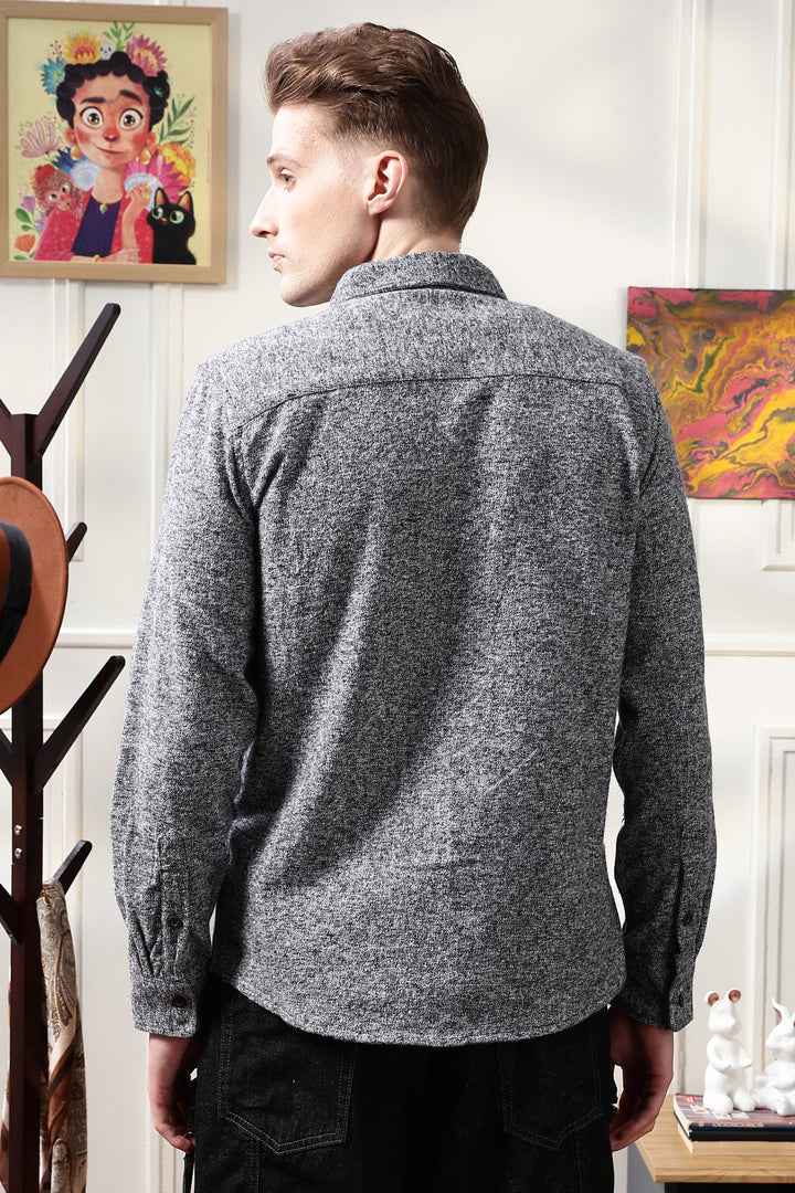 Flannel: Grey Shirt