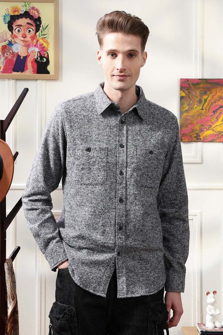 Flannel: Grey Shirt