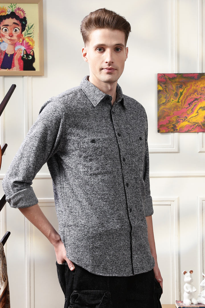 Flannel: Grey Shirt
