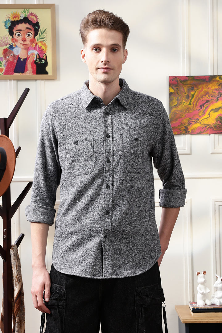 Flannel: Grey Shirt