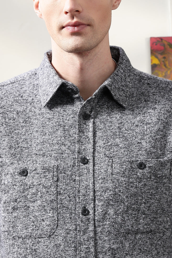 Flannel: Grey Shirt