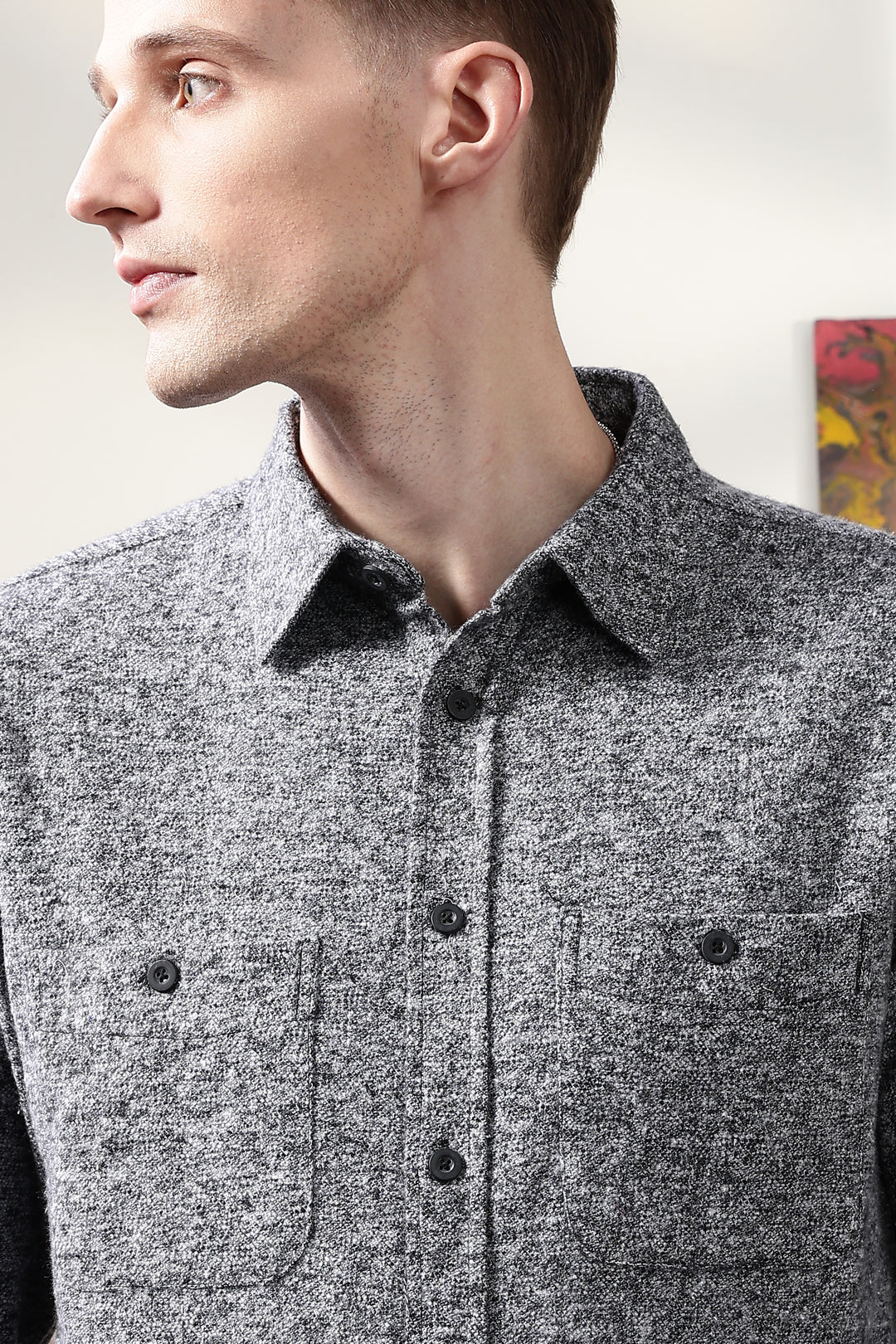 Flannel: Grey Shirt