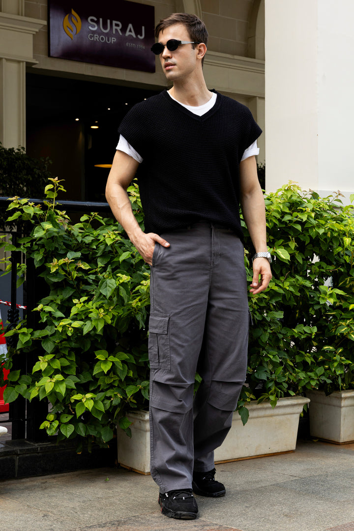 Parachute : Grey Baggy Cargo Pants