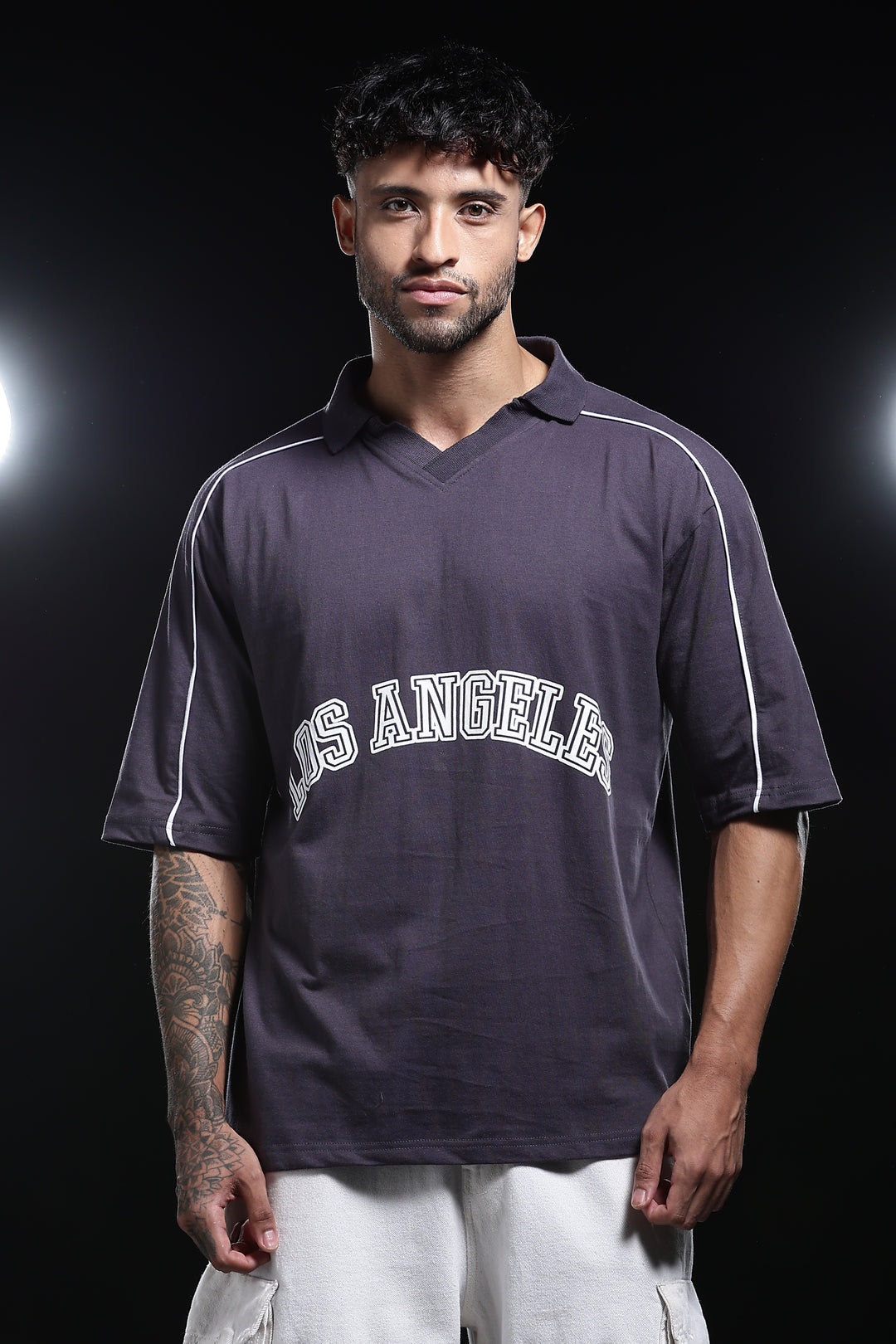 Los Angeles: Oversized Polo Shirt