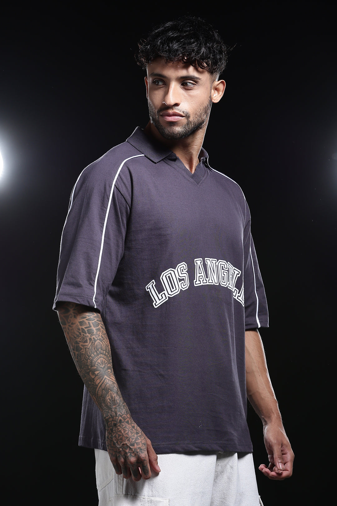Los Angeles: Oversized Polo Shirt