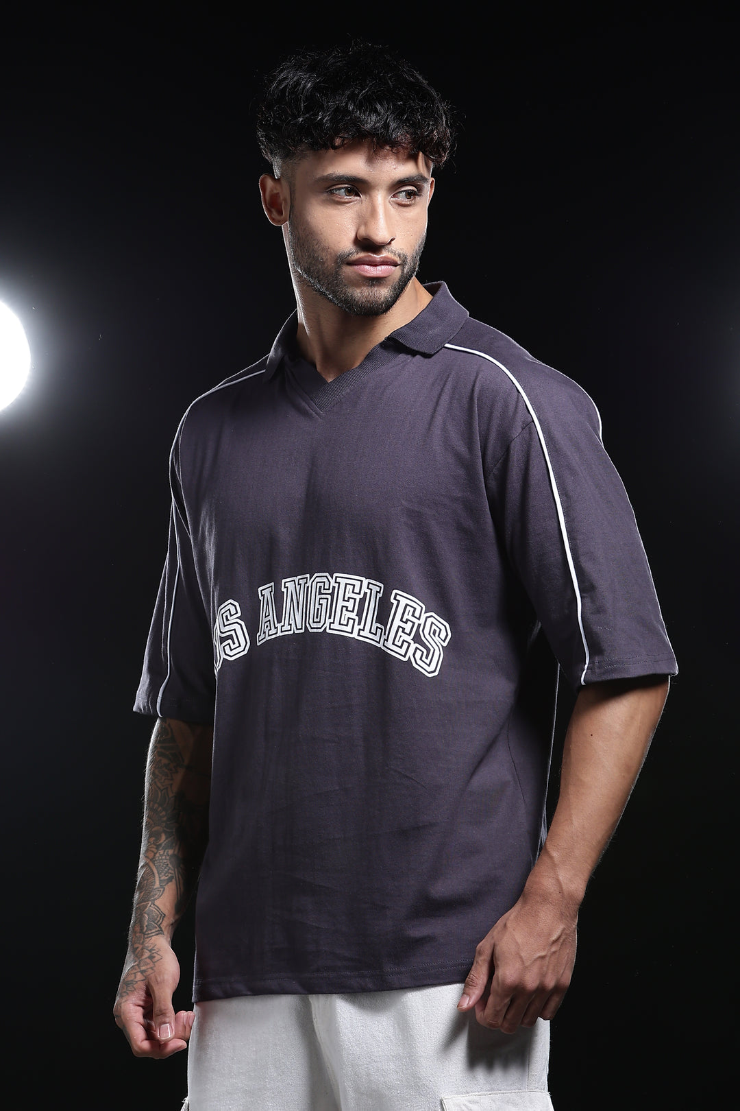 Los Angeles: Oversized Polo Shirt