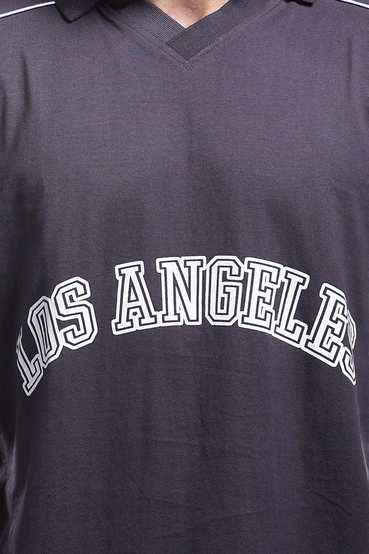 Los Angeles: Oversized Polo Shirt
