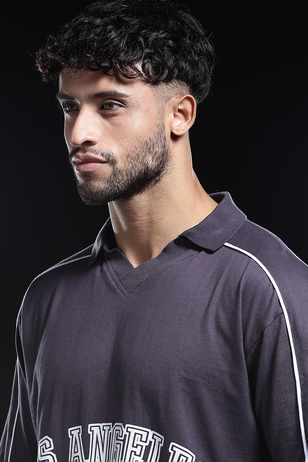 Los Angeles: Oversized Polo Shirt