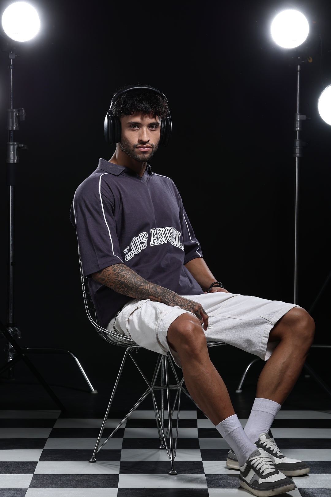 Los Angeles: Oversized Polo Shirt