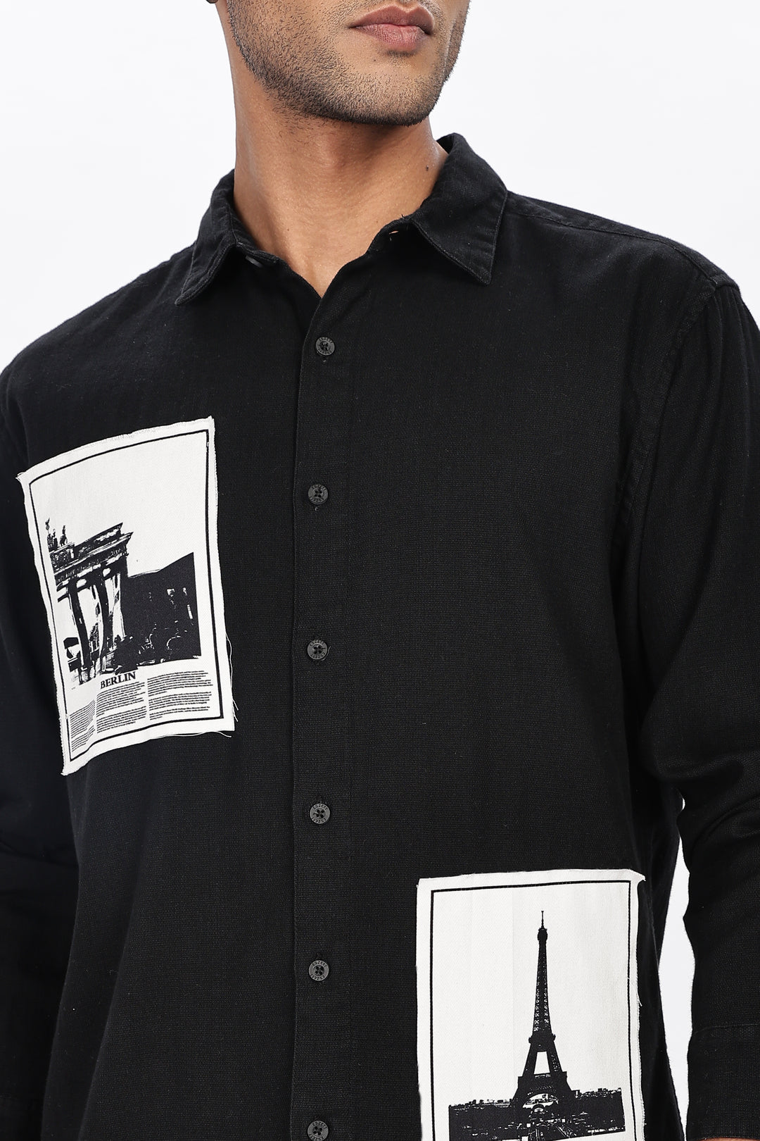 Denims: Black Holiday Shirt