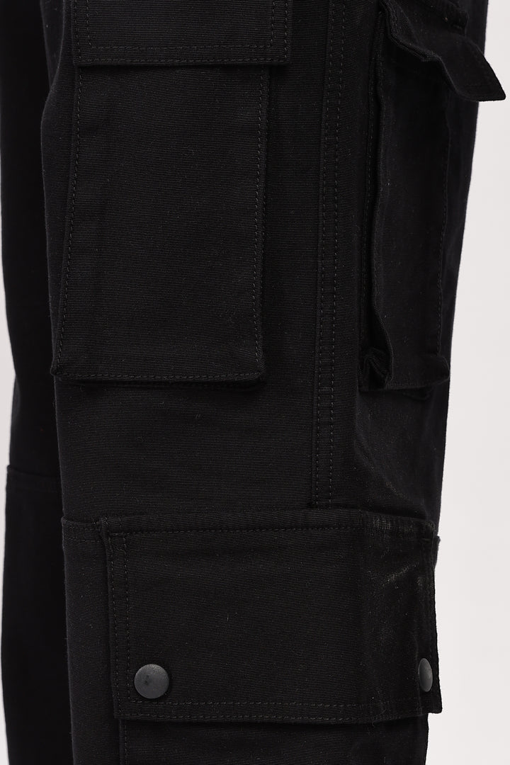 Classic: Black Twill Cargo Pants