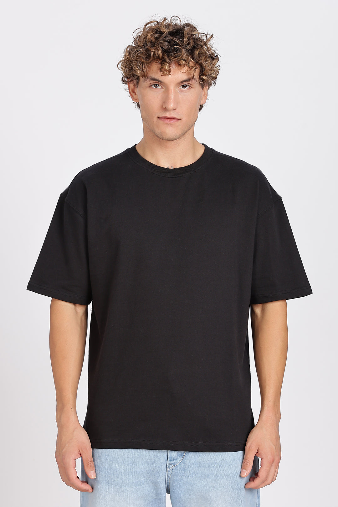 Soft Cuddles: Black Oversized T-shirt