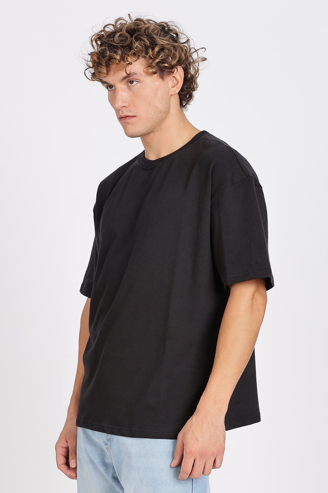 Soft Cuddles: Black Oversized T-shirt