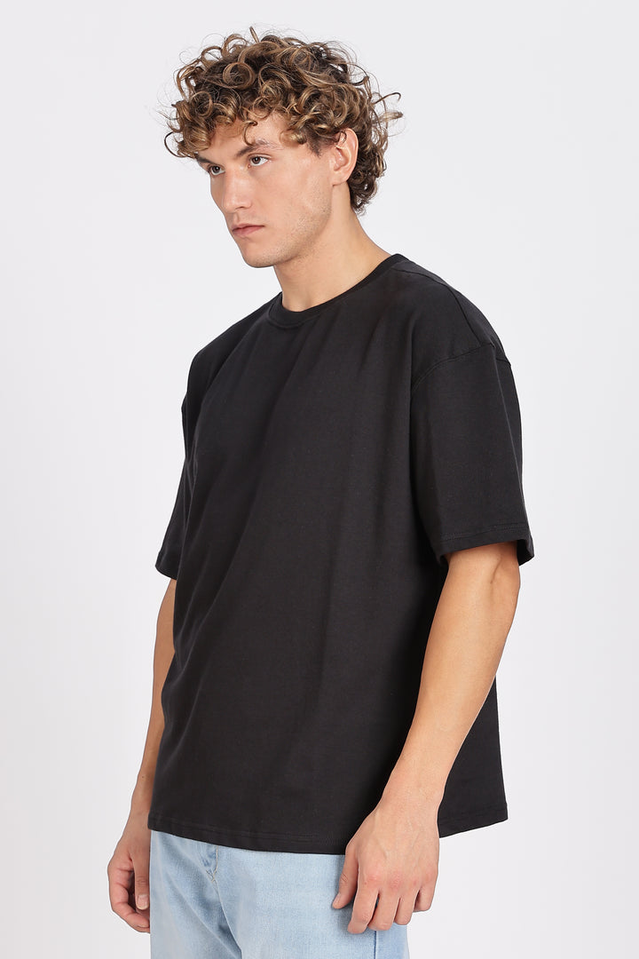 Soft Cuddles: Black Oversized T-shirt