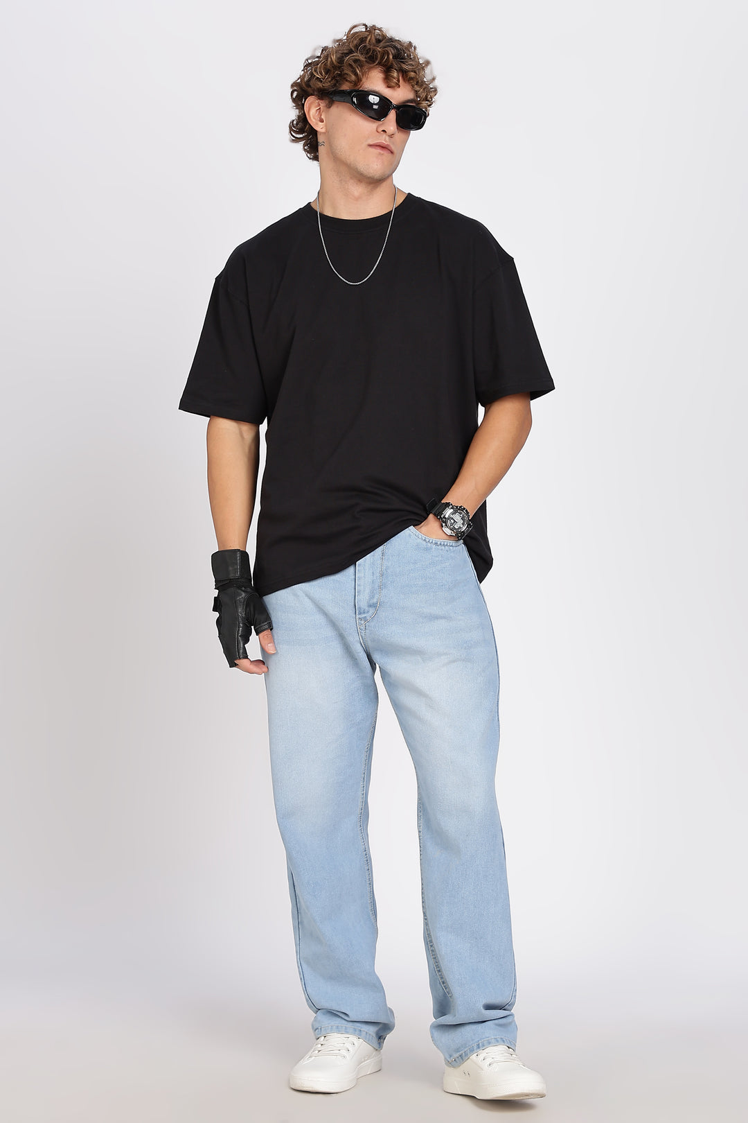 Soft Cuddles: Black Oversized T-shirt