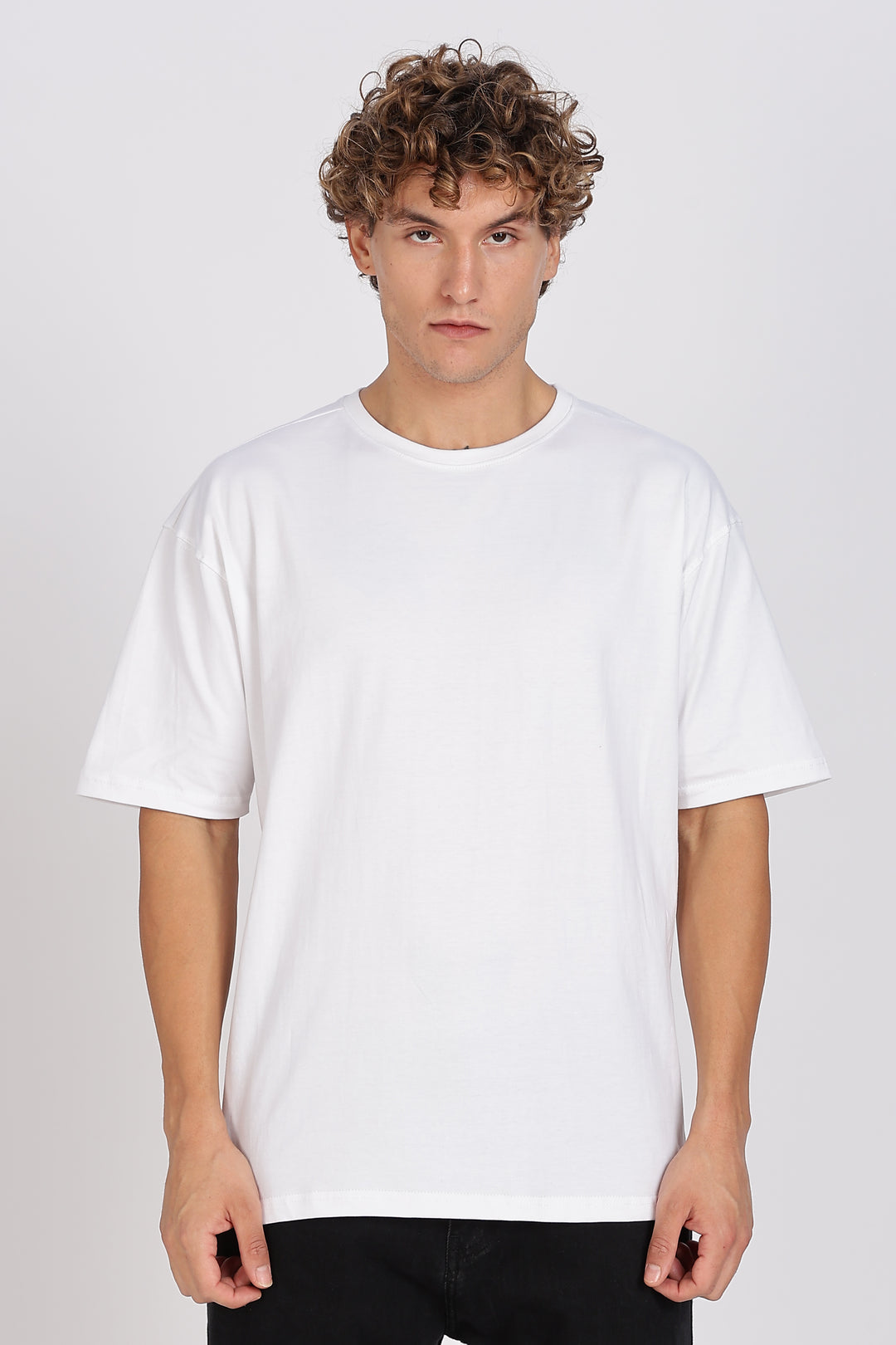 French Toast: White Oversized T-shirt