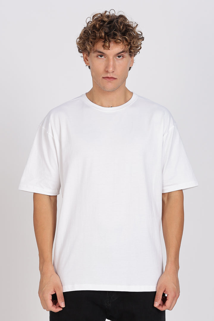 French Toast: White Oversized T-shirt