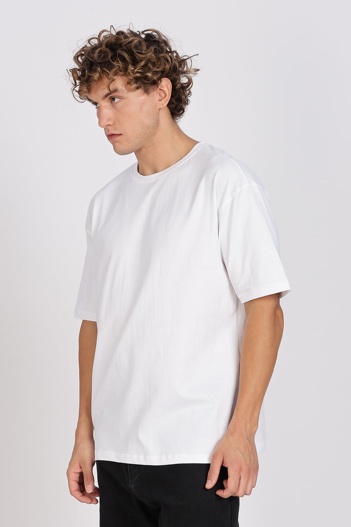 French Toast: White Oversized T-shirt