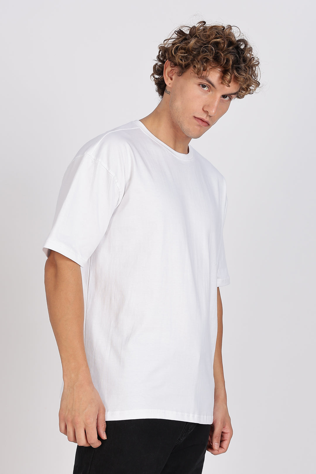French Toast: White Oversized T-shirt