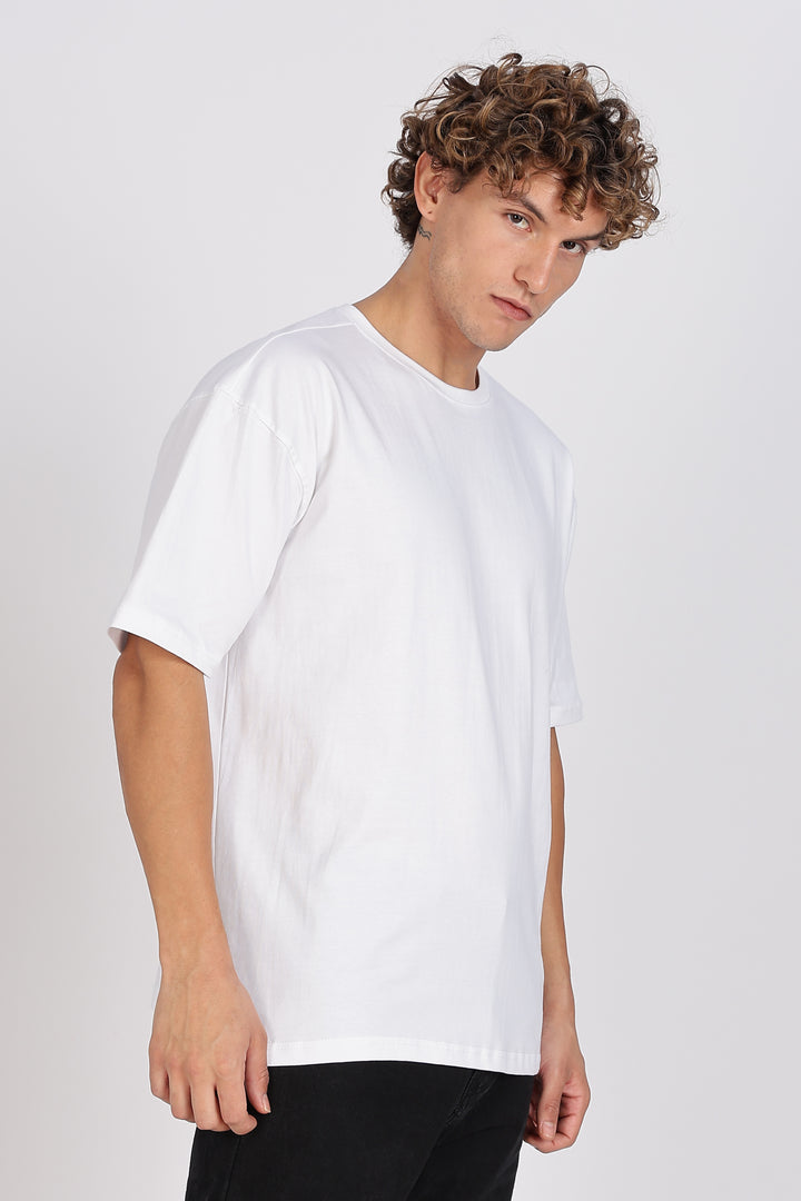 French Toast: White Oversized T-shirt