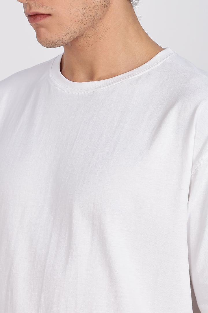 French Toast: White Oversized T-shirt