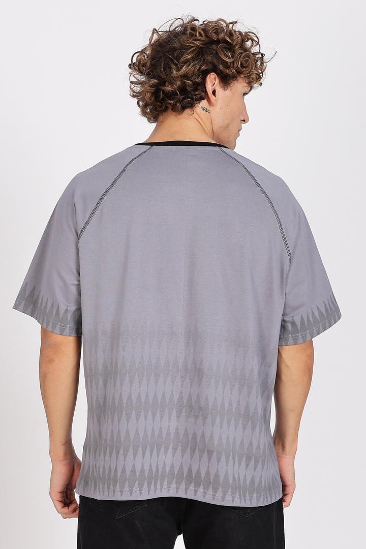 Social Hype: Grey Oversized T-shirt