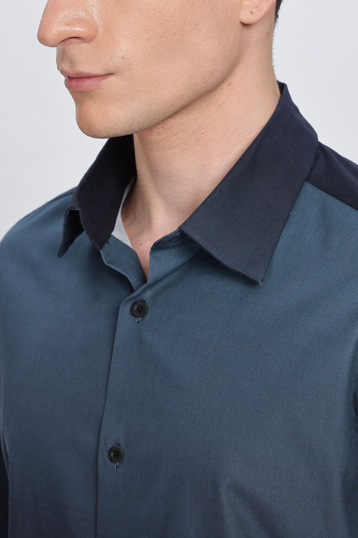 Navy Ombre Shirt