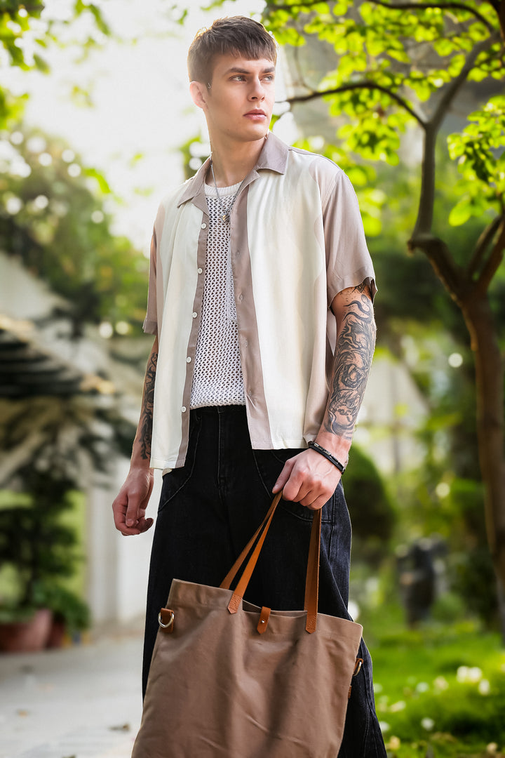 Ochre Cuban Shirt