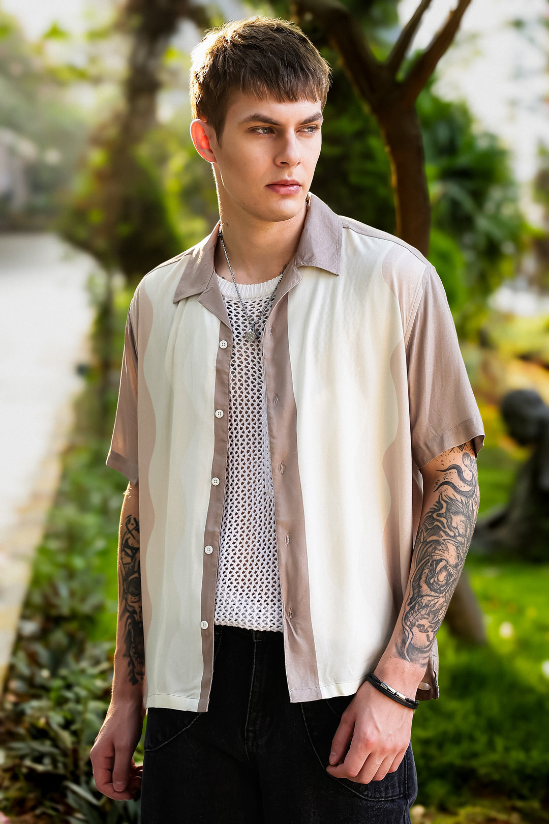Ochre Cuban Shirt