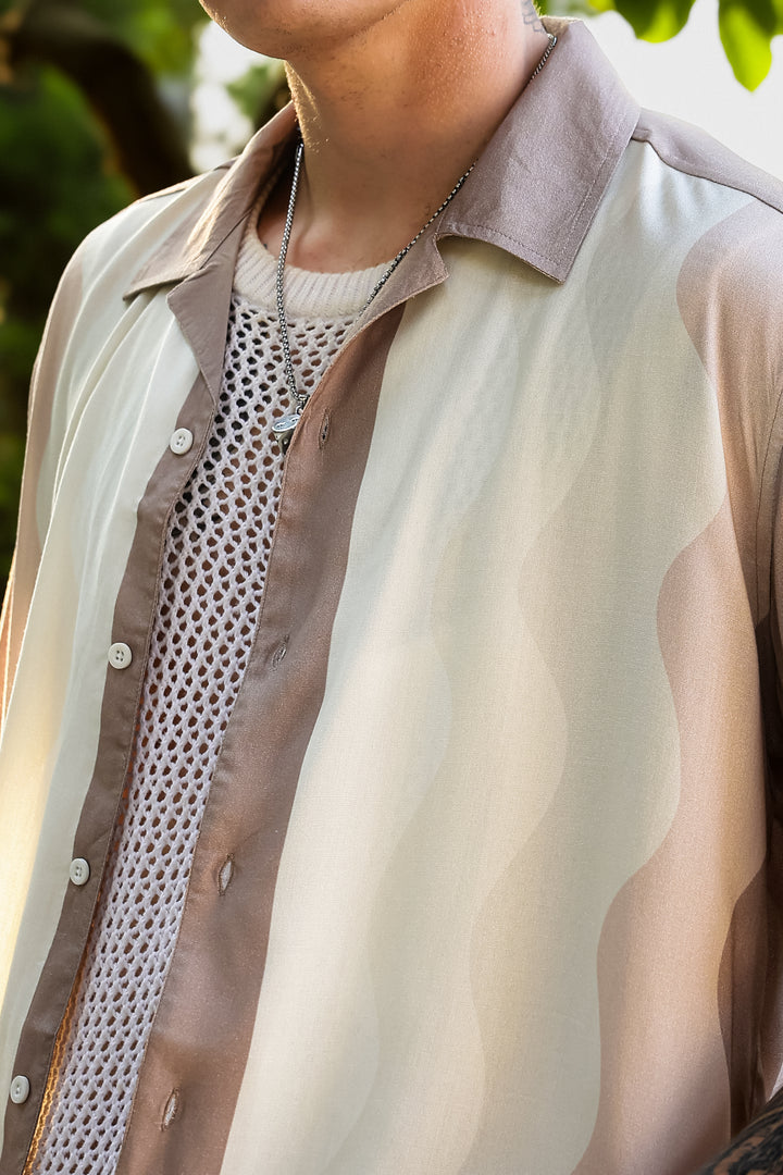Ochre Cuban Shirt