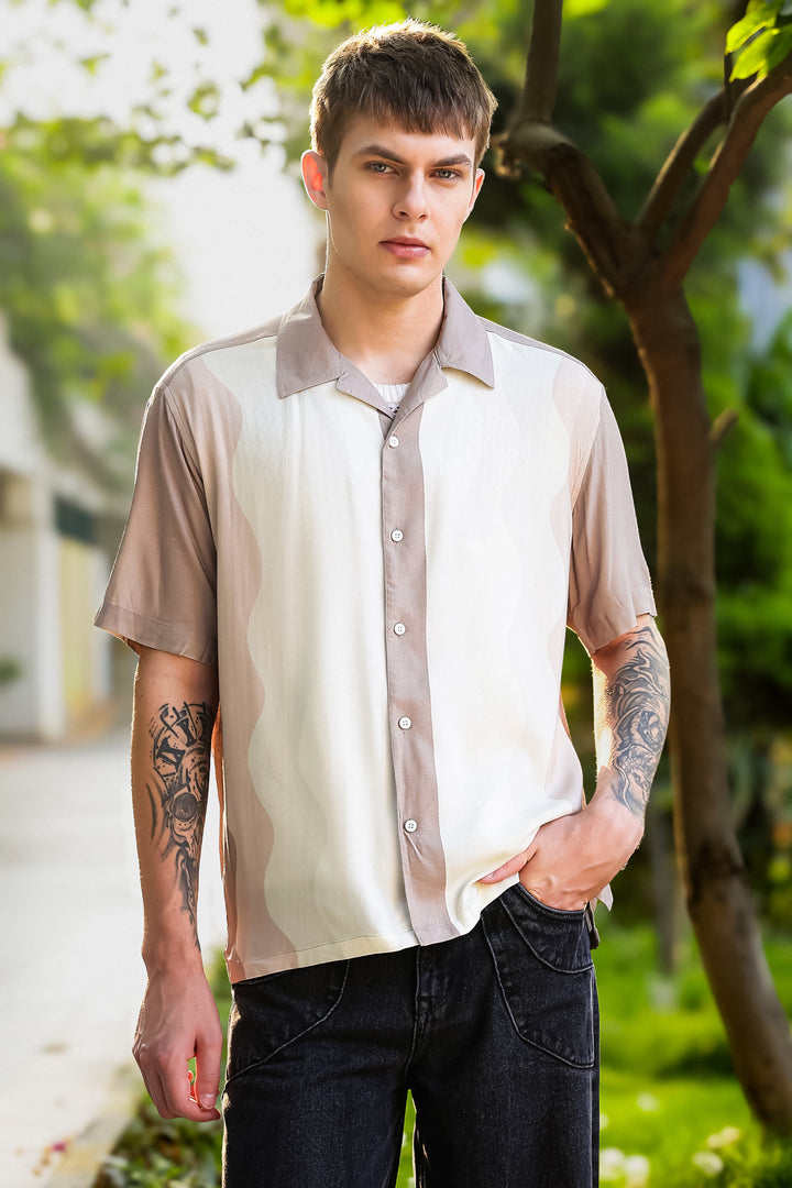 Ochre Cuban Shirt