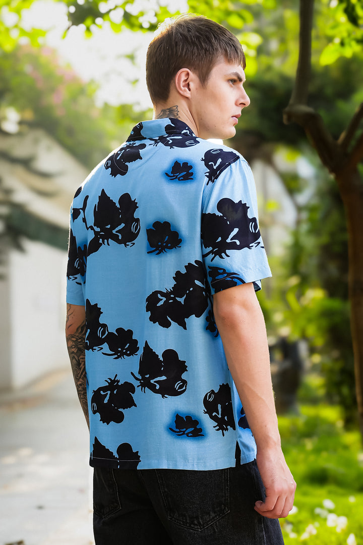 Azure Cuban Shirt