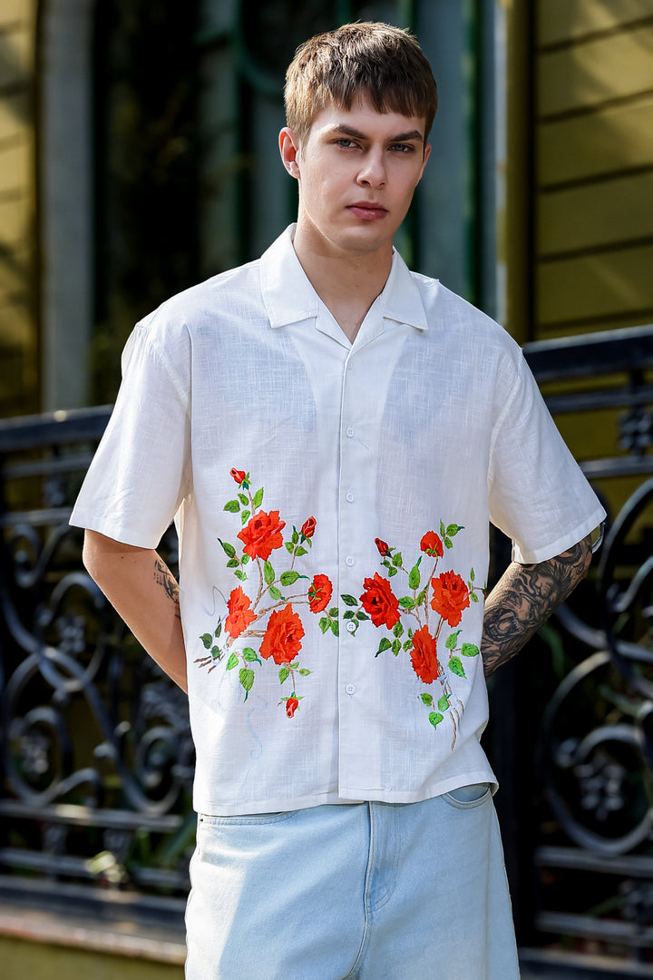 Rosa Oversized Printed Shirt