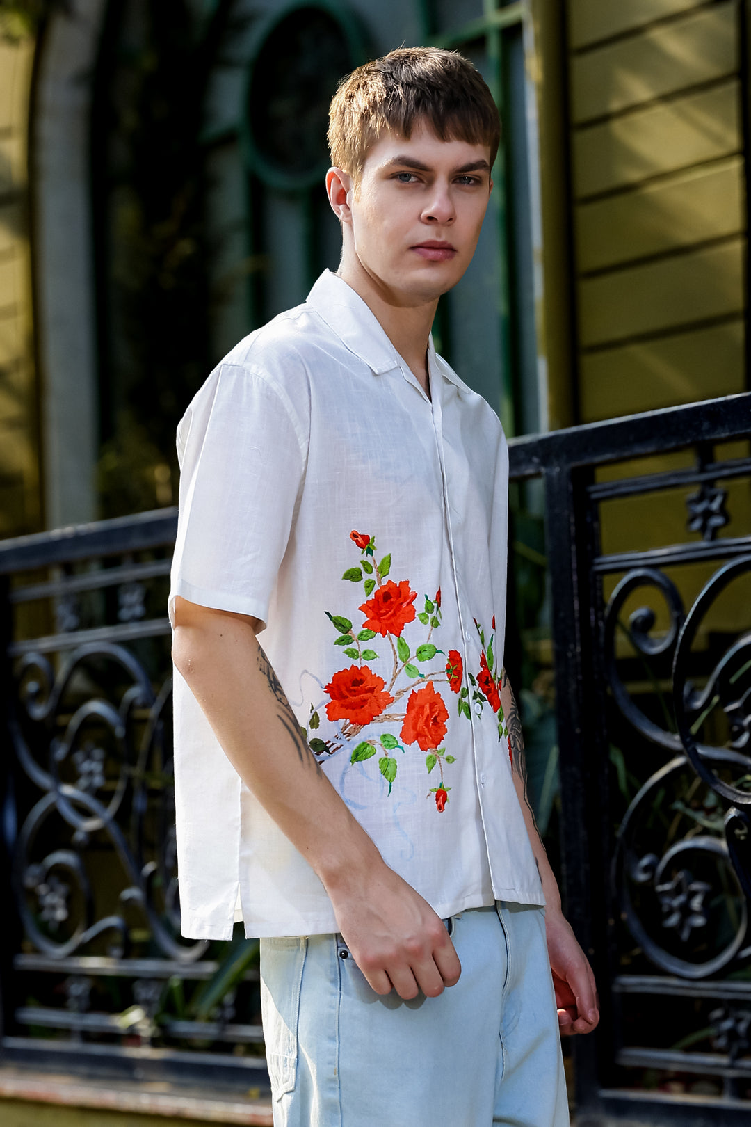 Rosa Oversized Printed Shirt