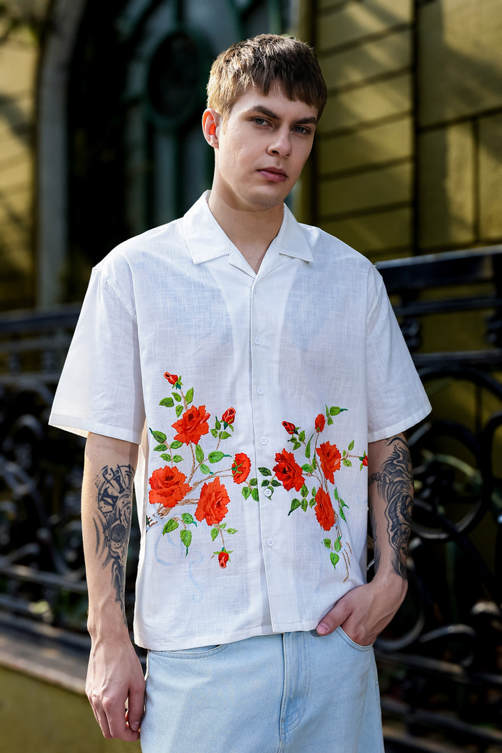 Rosa Oversized Printed Shirt