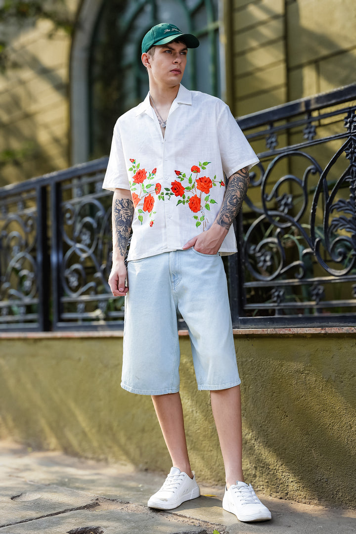 Rosa Oversized Printed Shirt