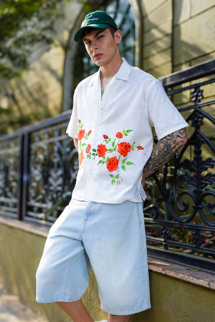 Rosa Oversized Printed Shirt
