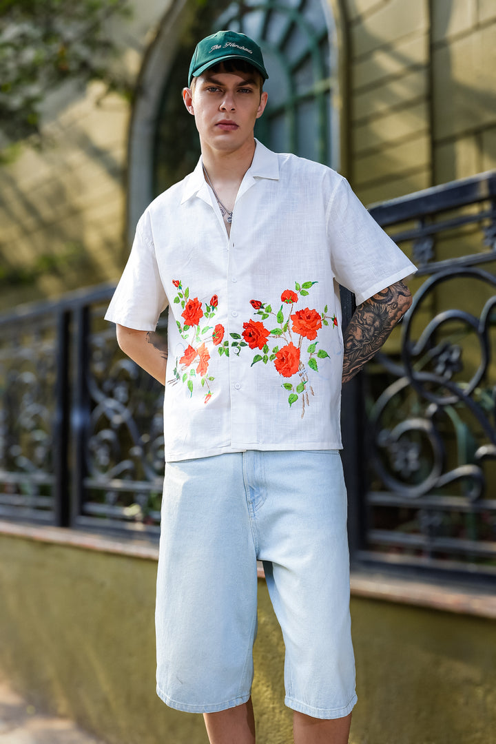 Rosa Oversized Printed Shirt