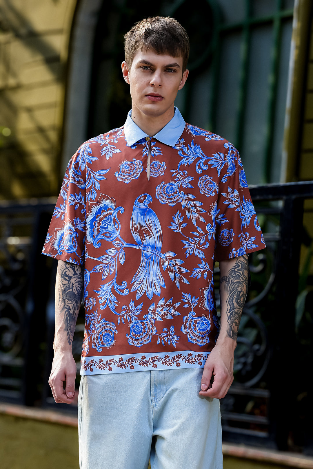 Classical Art Oversized Shirt