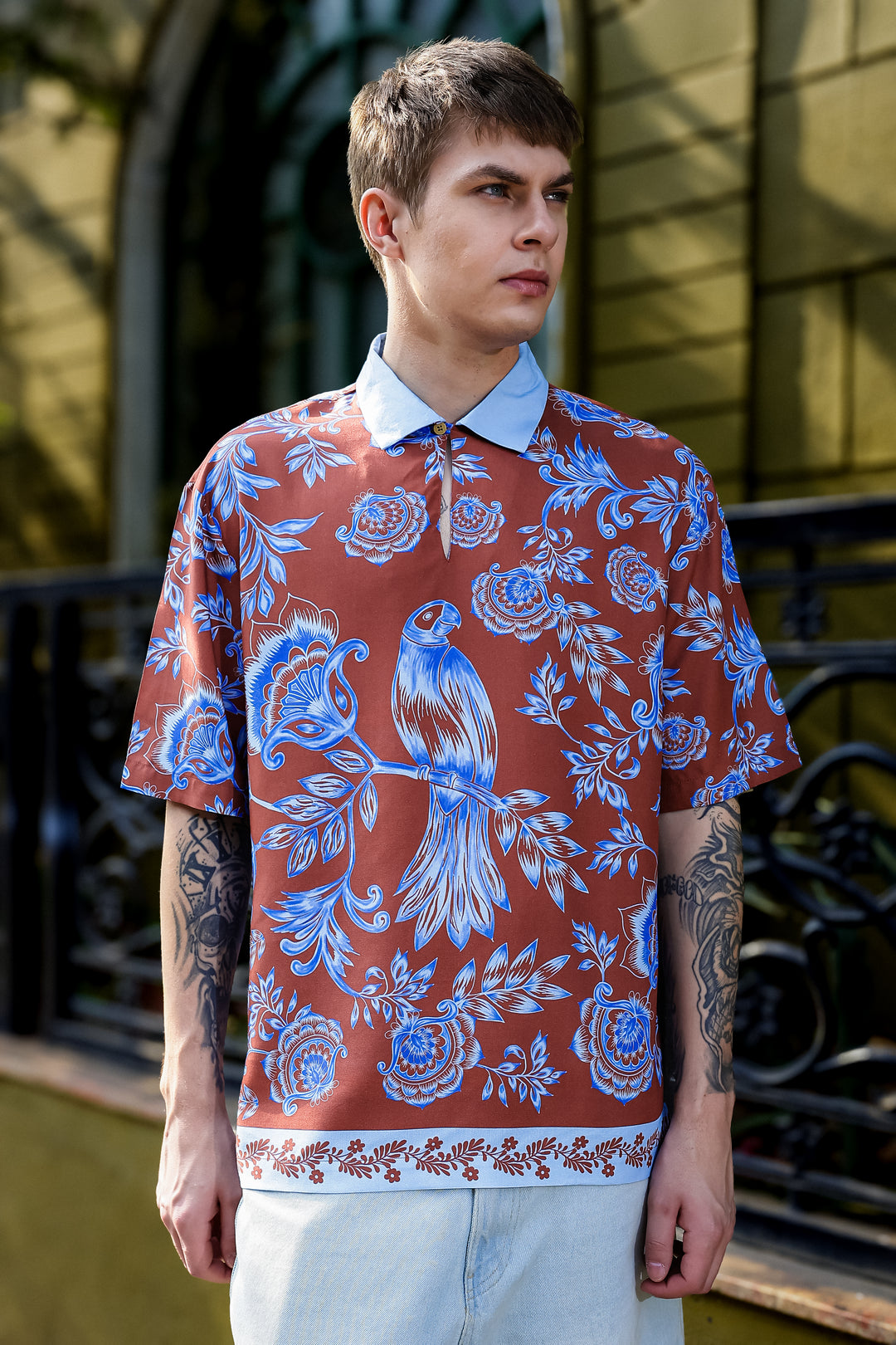 Classical Art Oversized Shirt