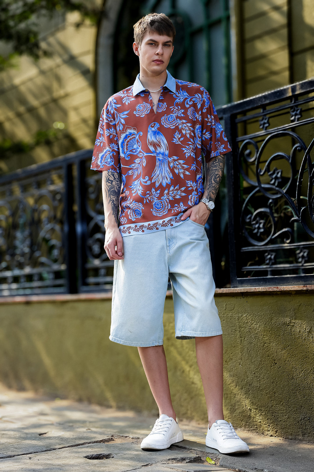 Classical Art Oversized Shirt