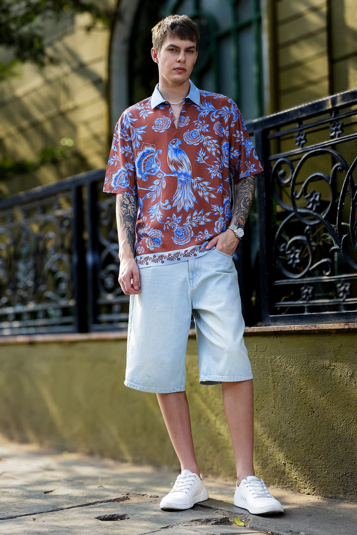 Classical Art Oversized Shirt