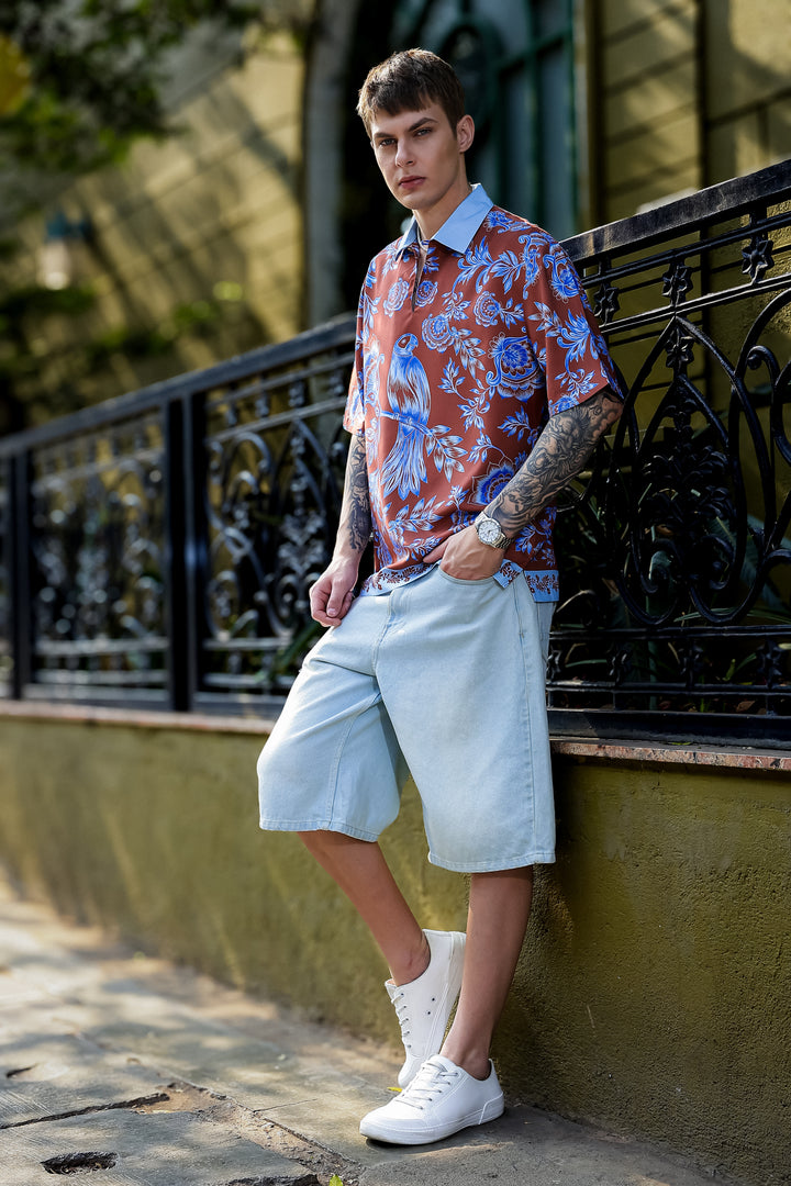 Classical Art Oversized Shirt