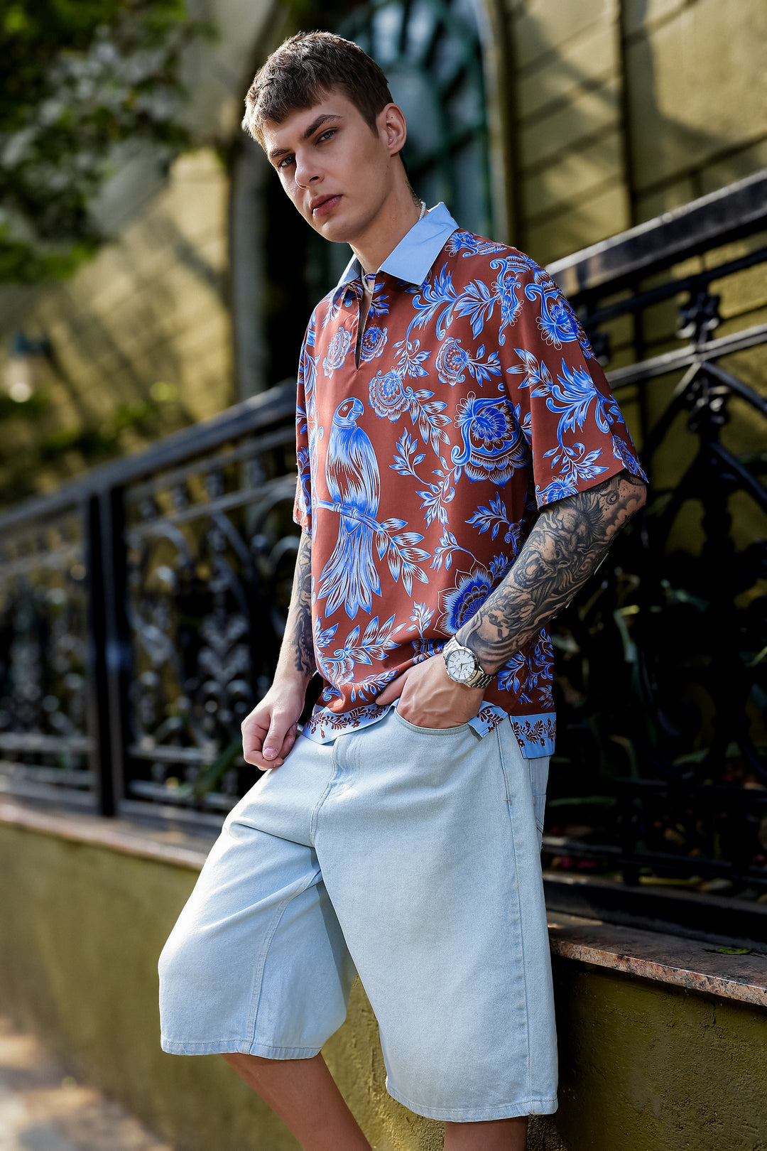 Classical Art Oversized Shirt